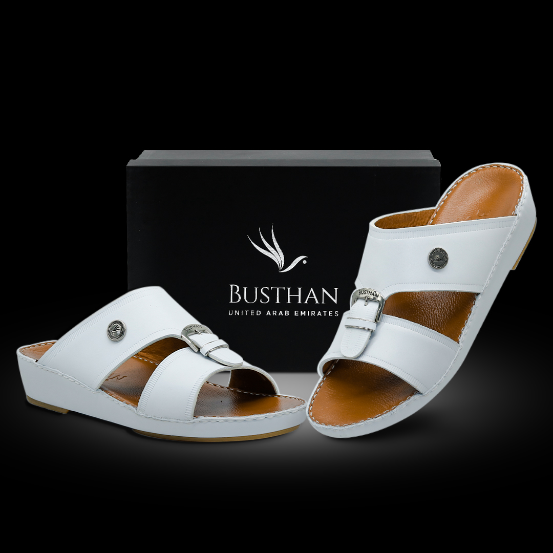 Busthan-04-[H26]-NOVOCALF-White-Tan-Gents-Sandal-40